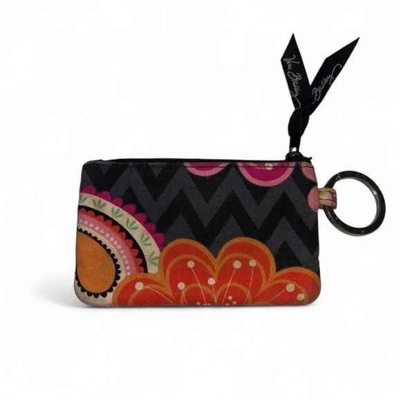 Vera Bradley Zip ID Case Ziggy Zinnia - Picture 2 of 3